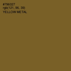 #796027 - Yellow Metal Color Image