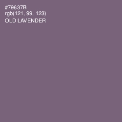 #79637B - Old Lavender Color Image