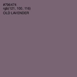 #796474 - Old Lavender Color Image