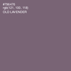 #796476 - Old Lavender Color Image