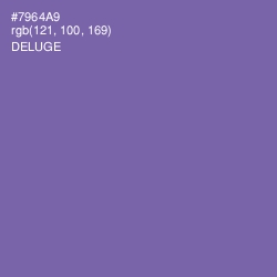 #7964A9 - Deluge Color Image