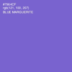 #7964CF - Blue Marguerite Color Image