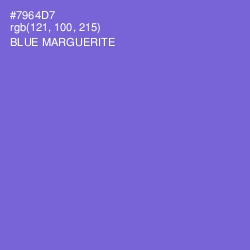 #7964D7 - Blue Marguerite Color Image