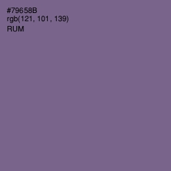 #79658B - Rum Color Image