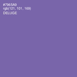 #7965A9 - Deluge Color Image