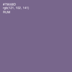 #79668D - Rum Color Image