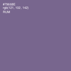 #79668E - Rum Color Image