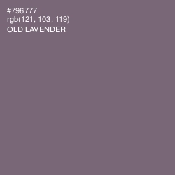 #796777 - Old Lavender Color Image