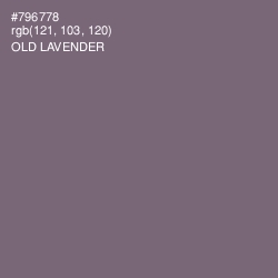 #796778 - Old Lavender Color Image