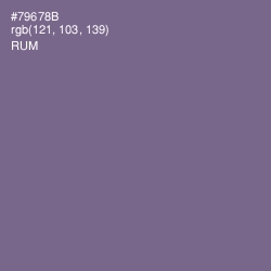 #79678B - Rum Color Image