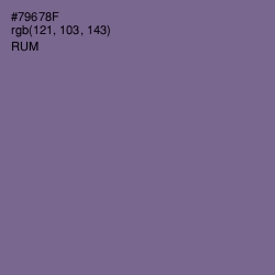 #79678F - Rum Color Image