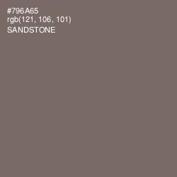 #796A65 - Sandstone Color Image