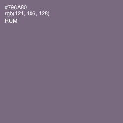 #796A80 - Rum Color Image