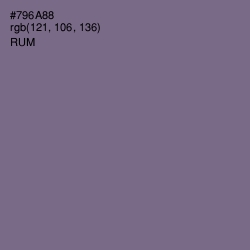 #796A88 - Rum Color Image