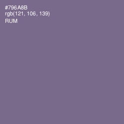 #796A8B - Rum Color Image