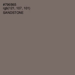 #796B65 - Sandstone Color Image