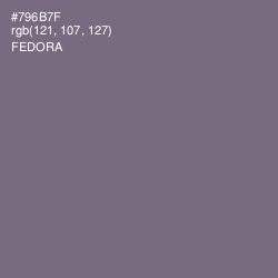 #796B7F - Fedora Color Image