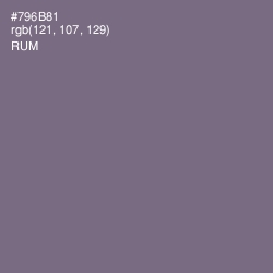 #796B81 - Rum Color Image