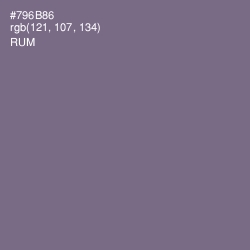 #796B86 - Rum Color Image