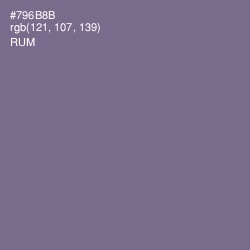 #796B8B - Rum Color Image