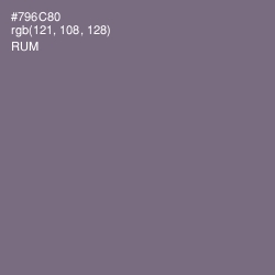 #796C80 - Rum Color Image