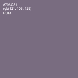 #796C81 - Rum Color Image