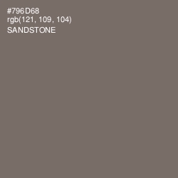 #796D68 - Sandstone Color Image