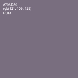 #796D80 - Rum Color Image