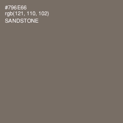 #796E66 - Sandstone Color Image