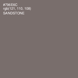 #796E6C - Sandstone Color Image