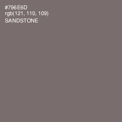 #796E6D - Sandstone Color Image