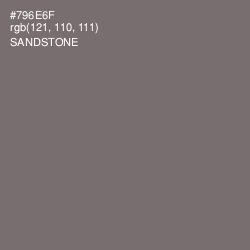 #796E6F - Sandstone Color Image