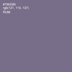 #796E89 - Rum Color Image