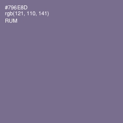 #796E8D - Rum Color Image