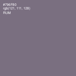 #796F80 - Rum Color Image