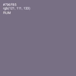 #796F85 - Rum Color Image