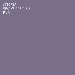 #796F8A - Rum Color Image