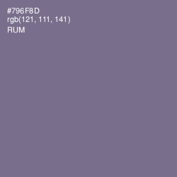 #796F8D - Rum Color Image