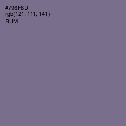 #796F8D - Rum Color Image