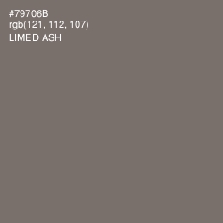 #79706B - Limed Ash Color Image