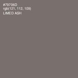 #79706D - Limed Ash Color Image