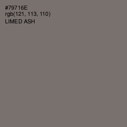 #79716E - Limed Ash Color Image