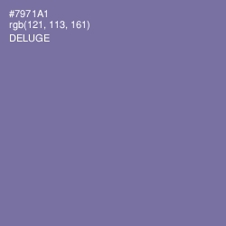 #7971A1 - Deluge Color Image