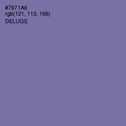 #7971A6 - Deluge Color Image