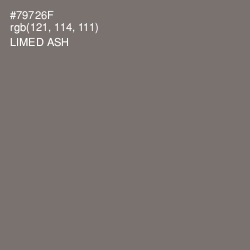 #79726F - Limed Ash Color Image