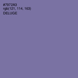 #7972A3 - Deluge Color Image