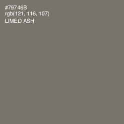 #79746B - Limed Ash Color Image