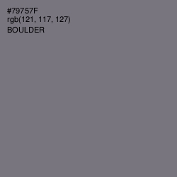 #79757F - Boulder Color Image