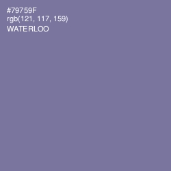 #79759F - Waterloo  Color Image