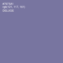 #7975A1 - Deluge Color Image